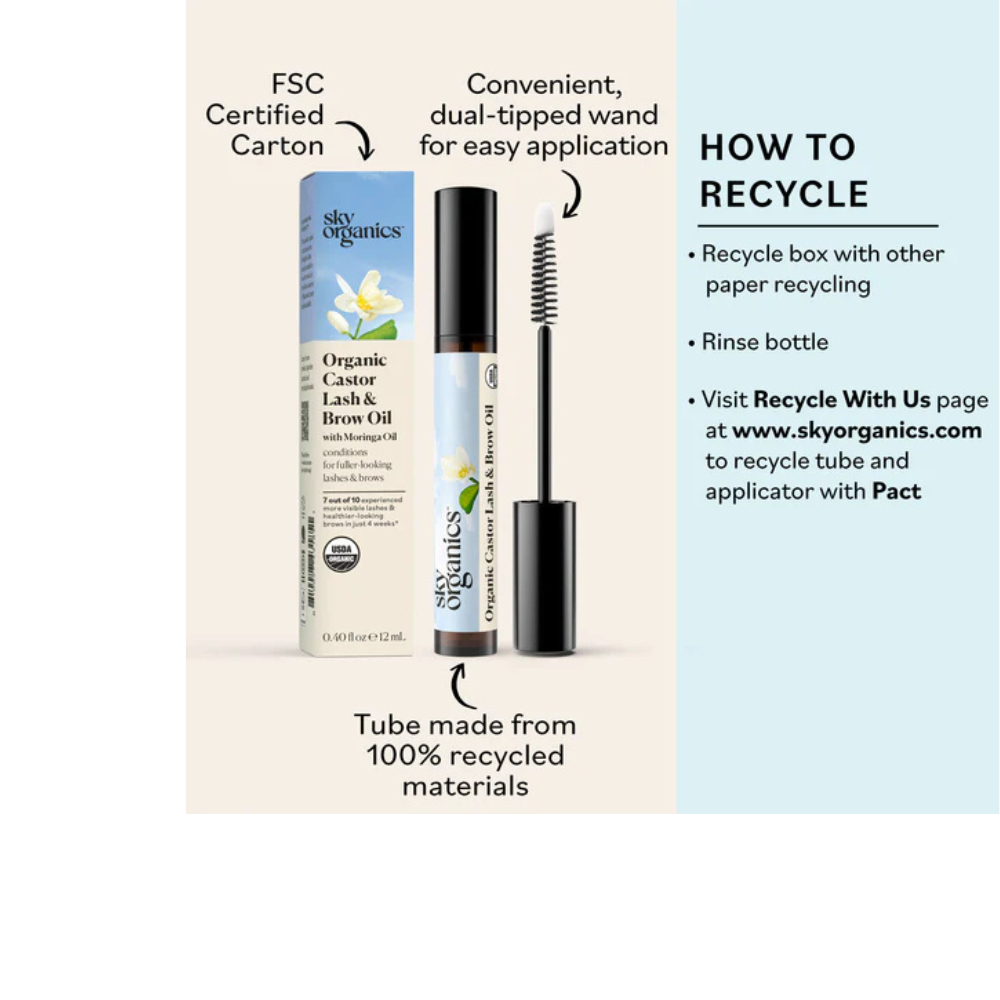 ACEITE ORGÁNICO PARA PESTAÑAS Y CEJAS