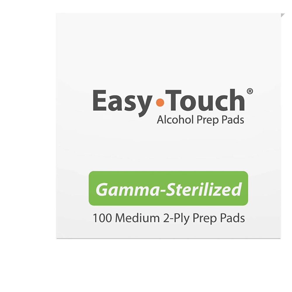 EasyTouch 2-Ply Alcohol Sterilized Pads, Medium
