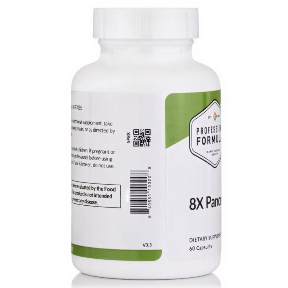 8X PANCREATIN