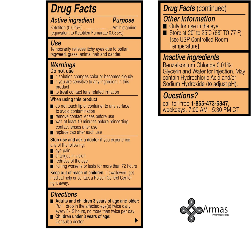 KETOTIFEN FUMARATE OPHTHALMIC SOLUTION