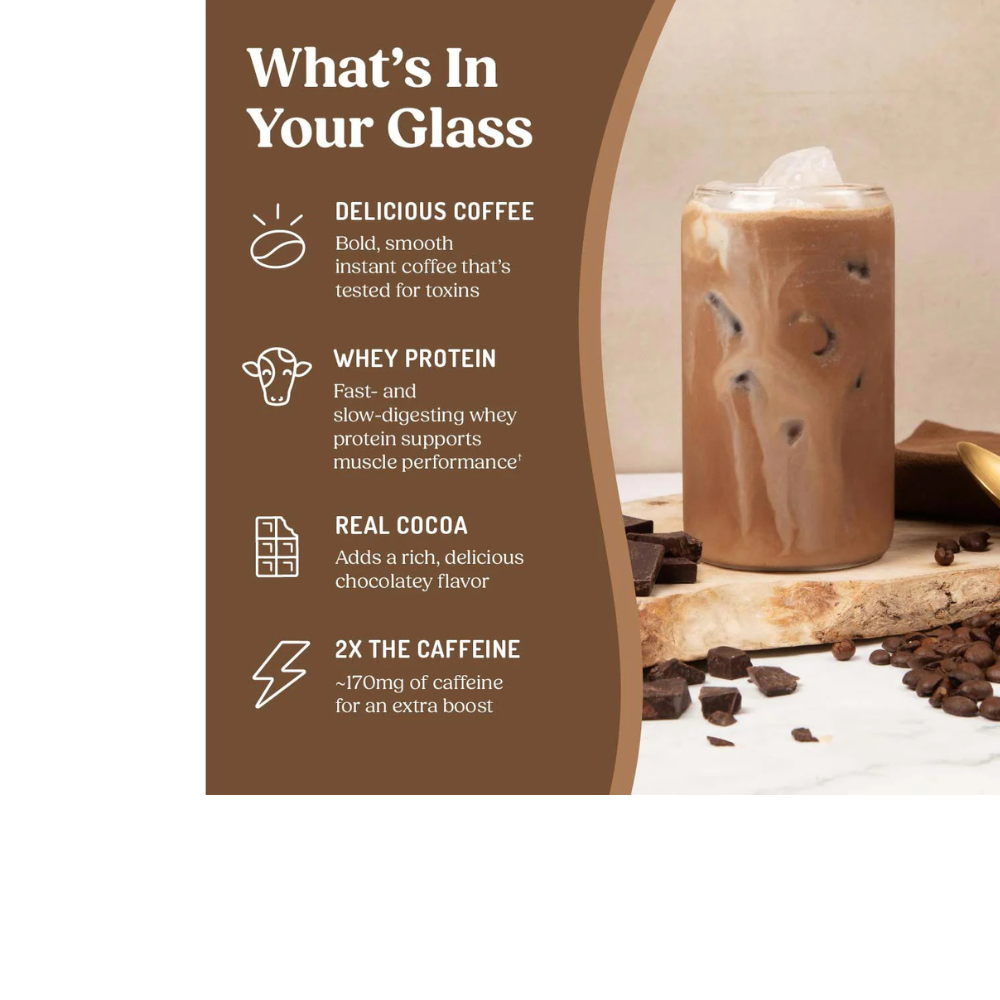 HIGH PROTEIN ICED COFFEE - MOCHA FLAVOR