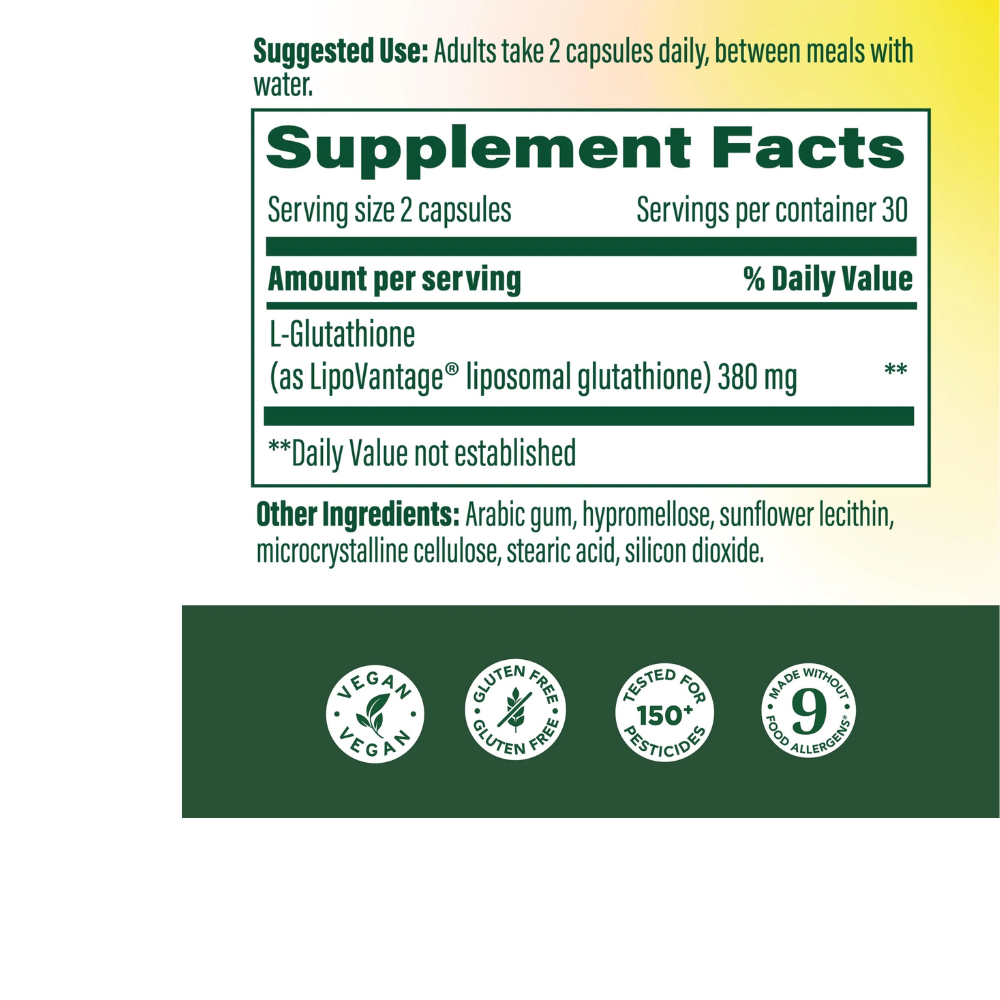Glutatión Liposomal de Alta Absorción