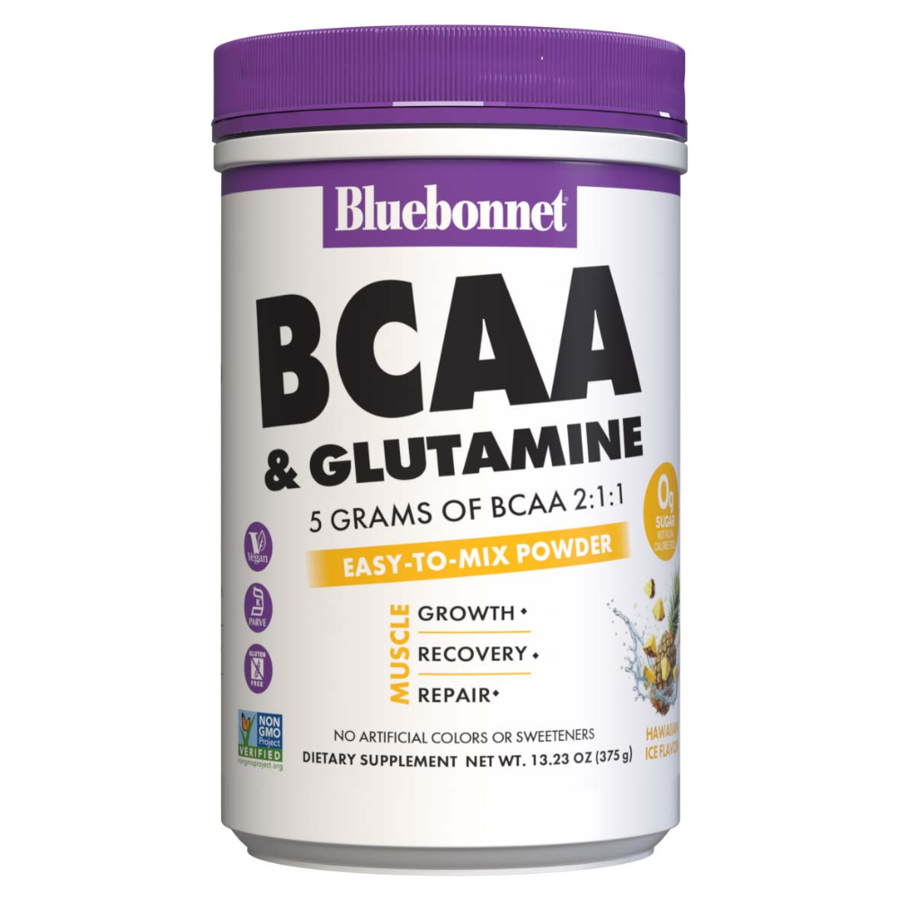 BCAA Y GLUTAMINA EN POLVO SABOR HAWAIIAN ICE
