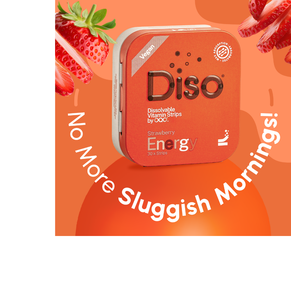 Energy Caffeine Supplements - STRAWBERRY Flavor