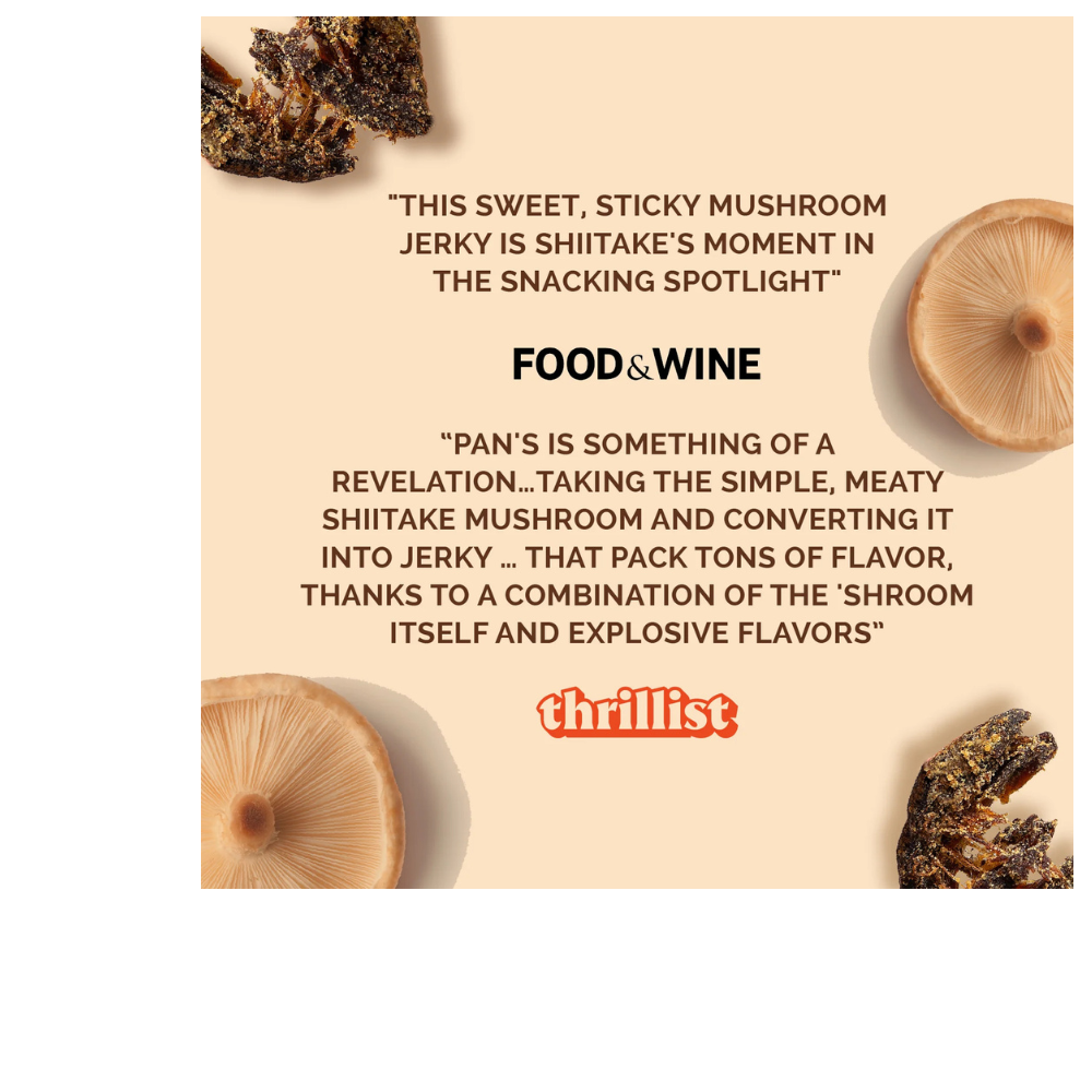 Salt & Pepper Mushroom Jerky