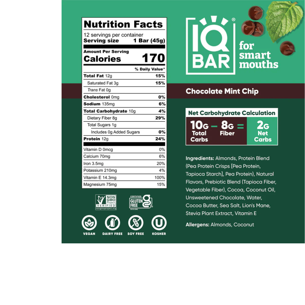 CHOCOLATE MINT CHIP BAR