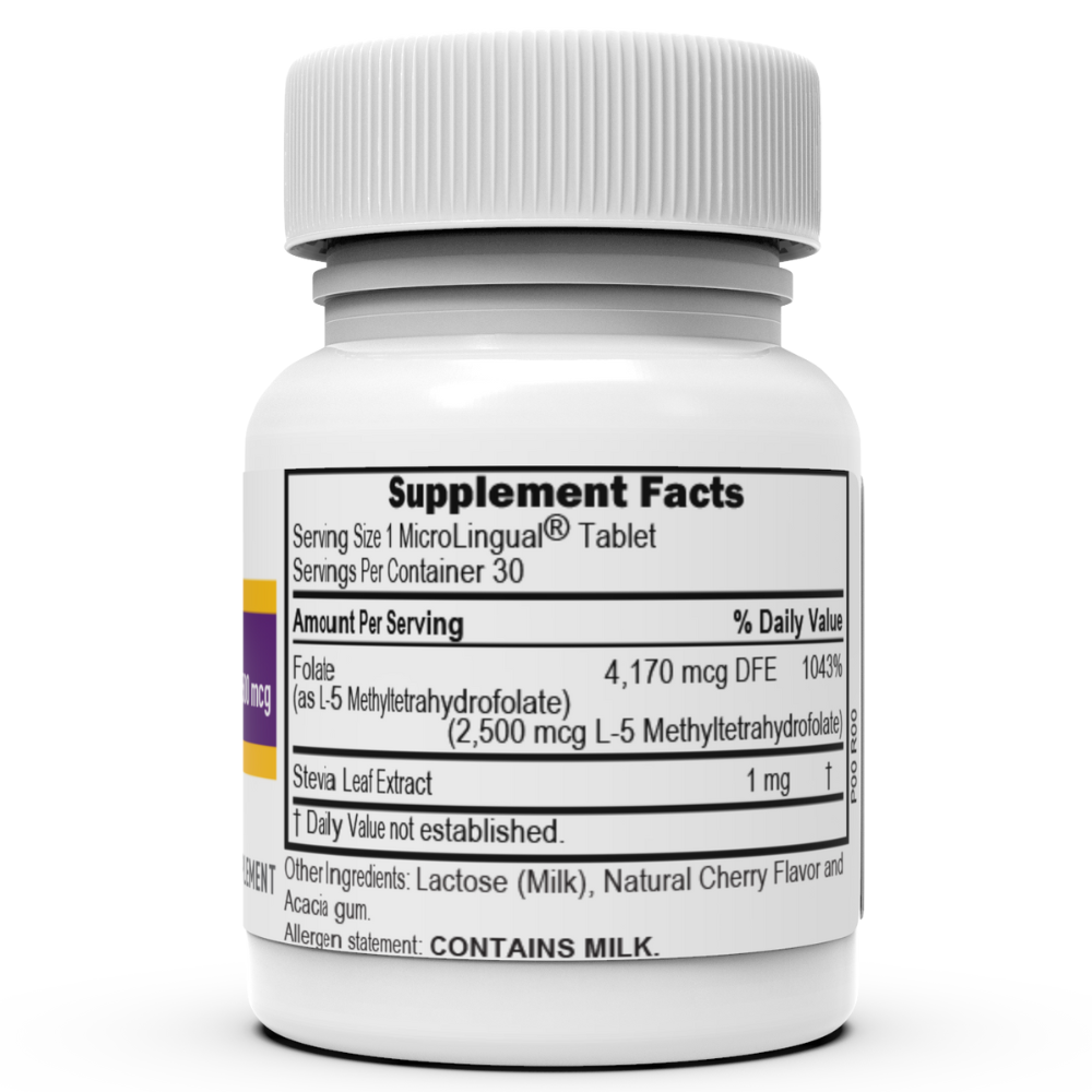 METHYL FOLATE 2,500 MCG