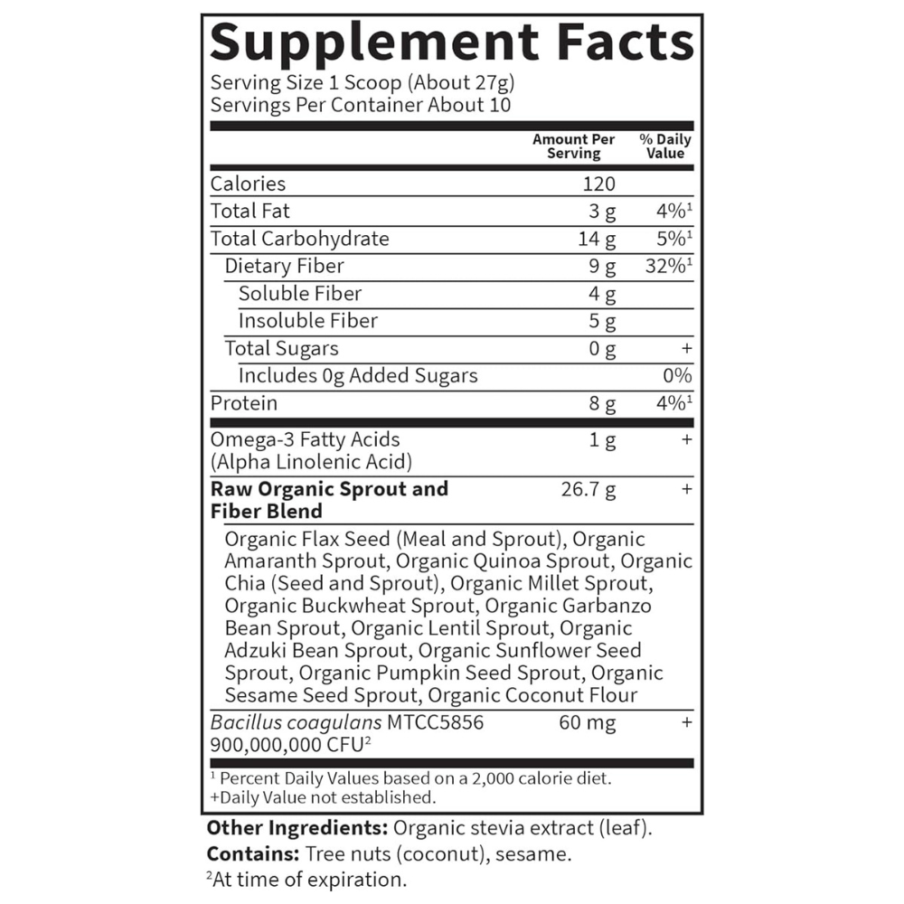 Organic Raw Fiber Powder