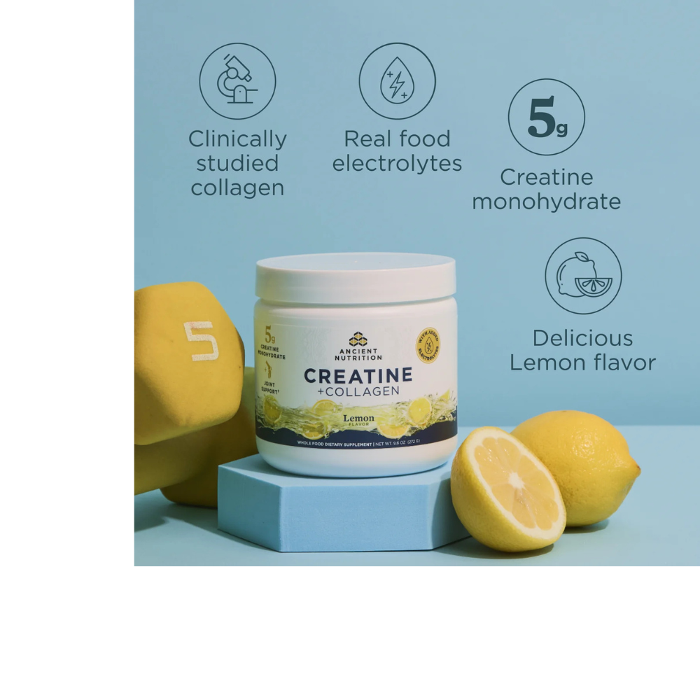 Creatine + Collagen + Electrolytes - Lemon Flavor