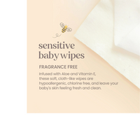 Thumbnail for BABY WIPES SENSITIVE WITH ALOE & VITAMIN E
