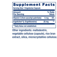 Thumbnail for MEGA L-ERGOTHIONEINE 25MG