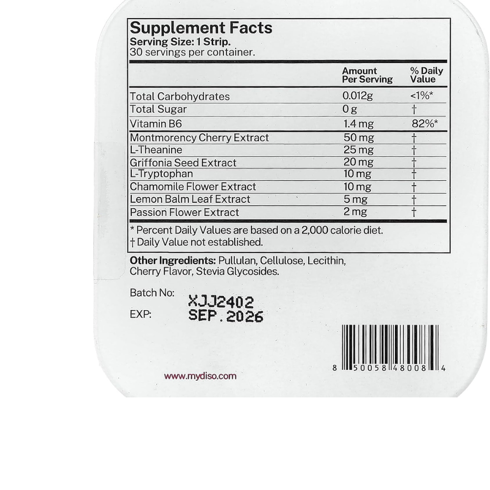 Snooze Dissolvable Sleep Aid - Cherry Flavor