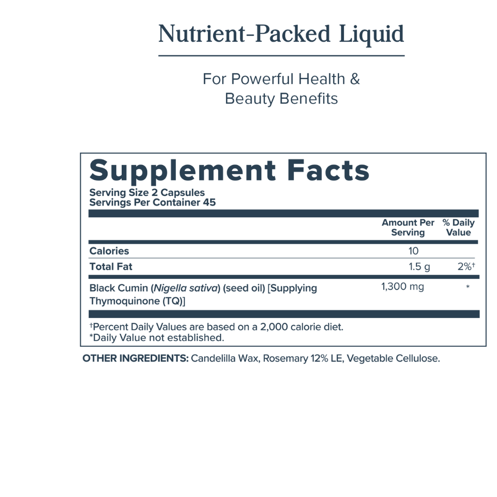 Black Seed Oil Capsules