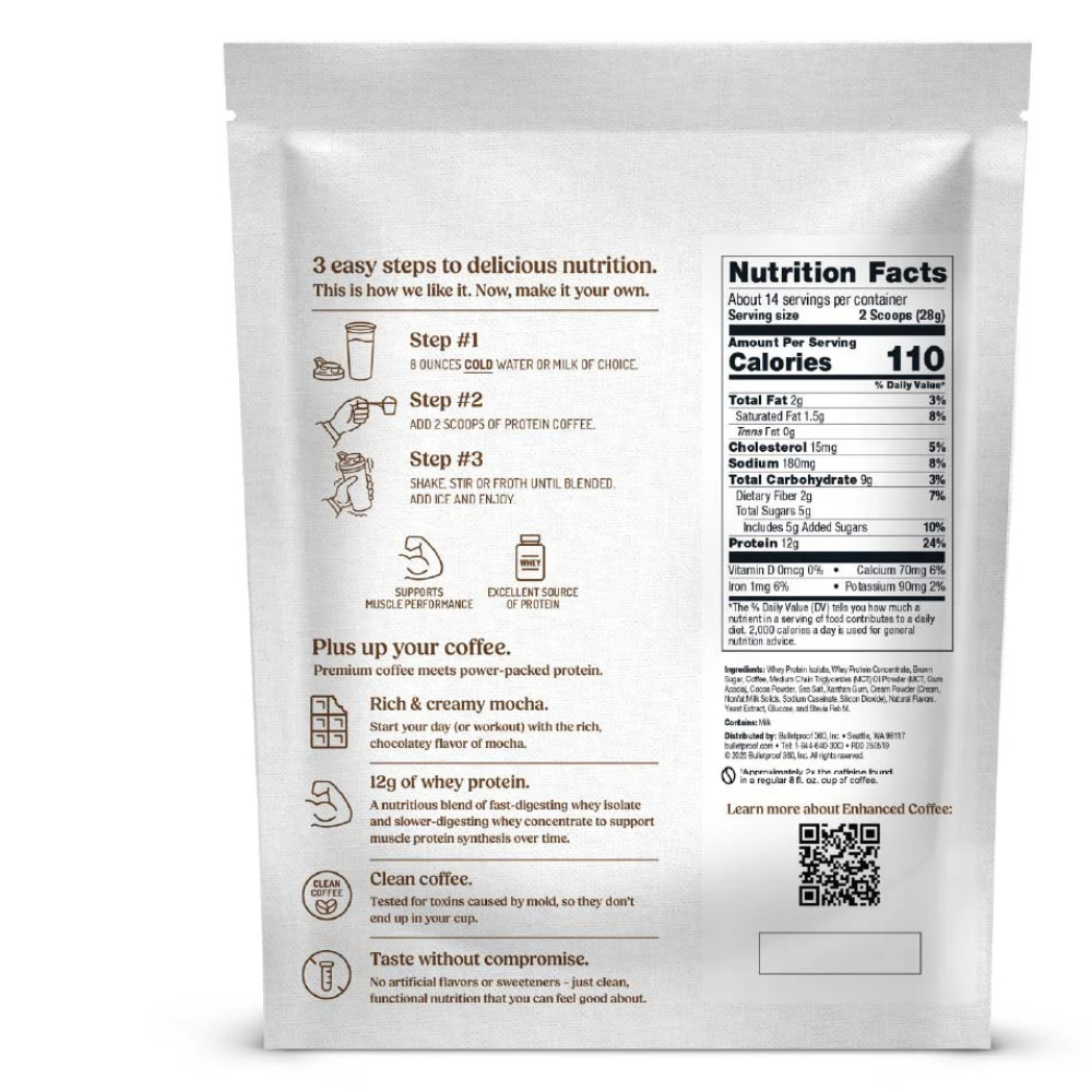 HIGH PROTEIN ICED COFFEE - MOCHA FLAVOR