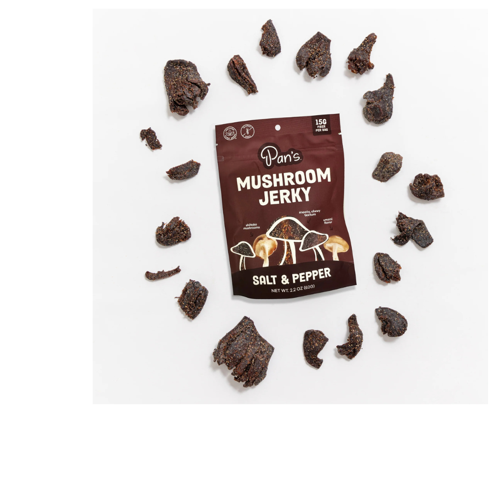 Salt & Pepper Mushroom Jerky