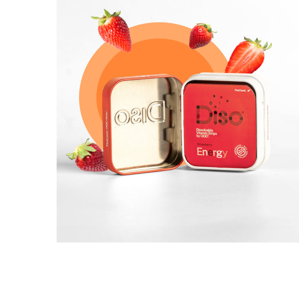 Energy Caffeine Supplements - STRAWBERRY Flavor