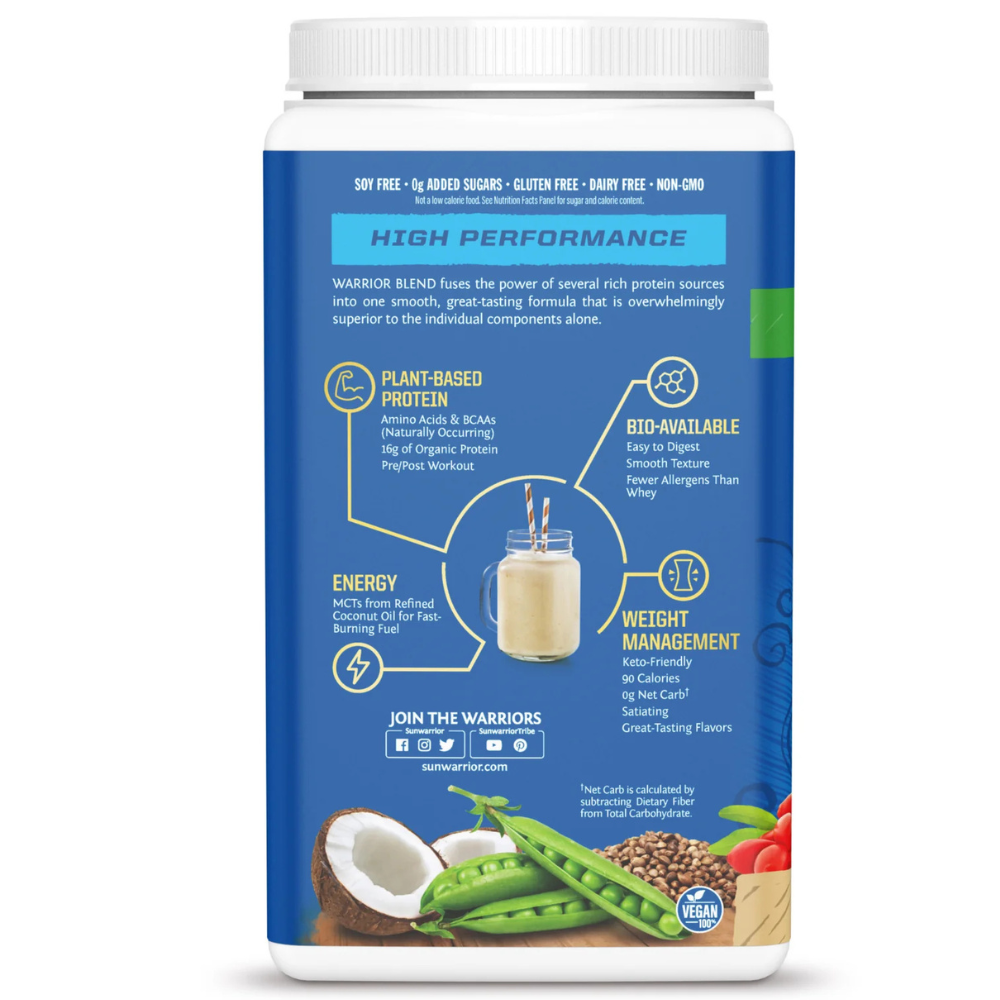 Warrior Blend Organic Protein Powder, Mocha