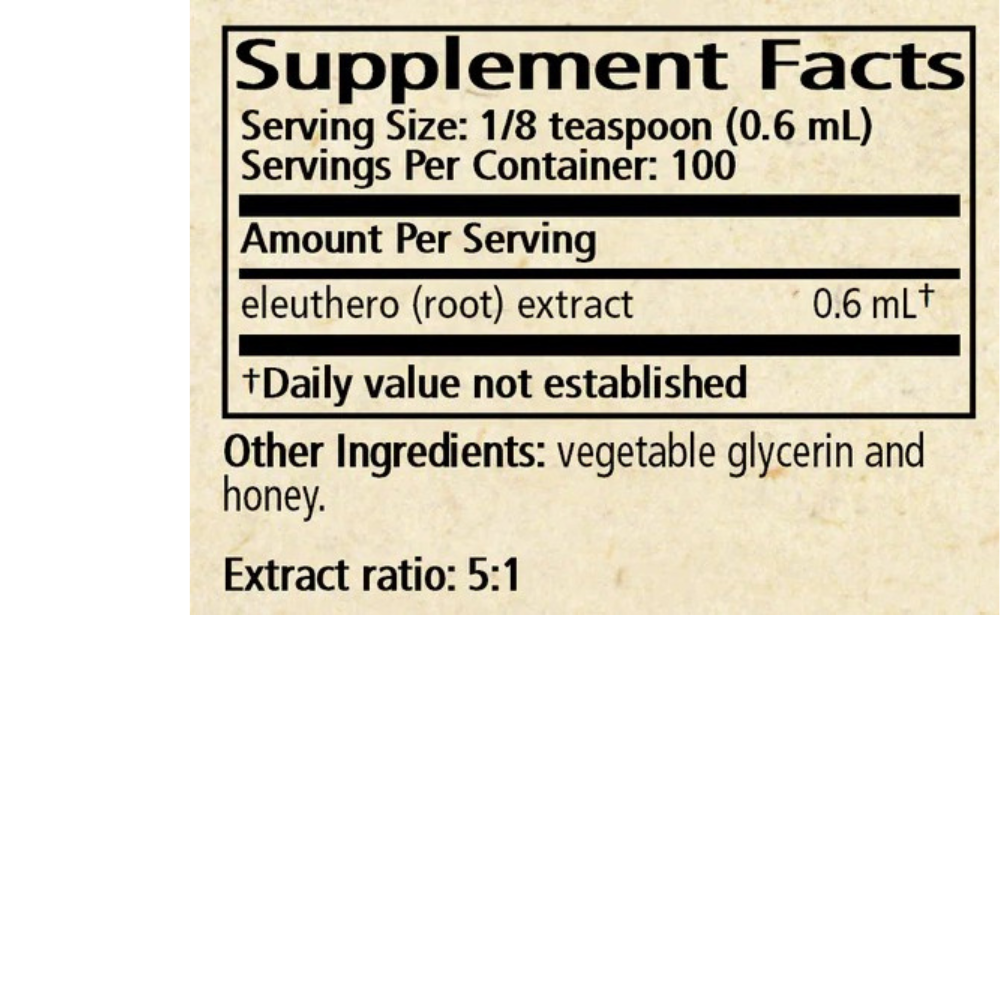 Eleuthero Botanical Syrup (Formerly Solid Extract)