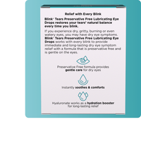 Thumbnail for Blink Tears Preservative Free Lubricating Eye Drops