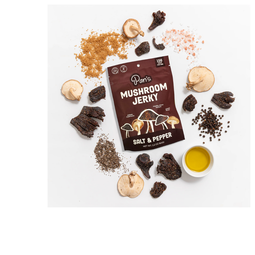 Salt & Pepper Mushroom Jerky