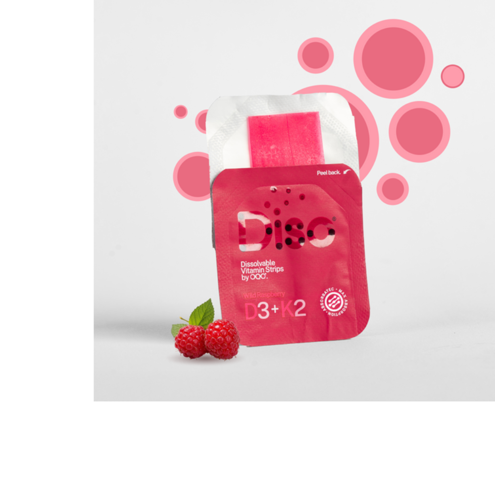 D3+K2 Supplement - WILD RASPBERRY FLAVOR