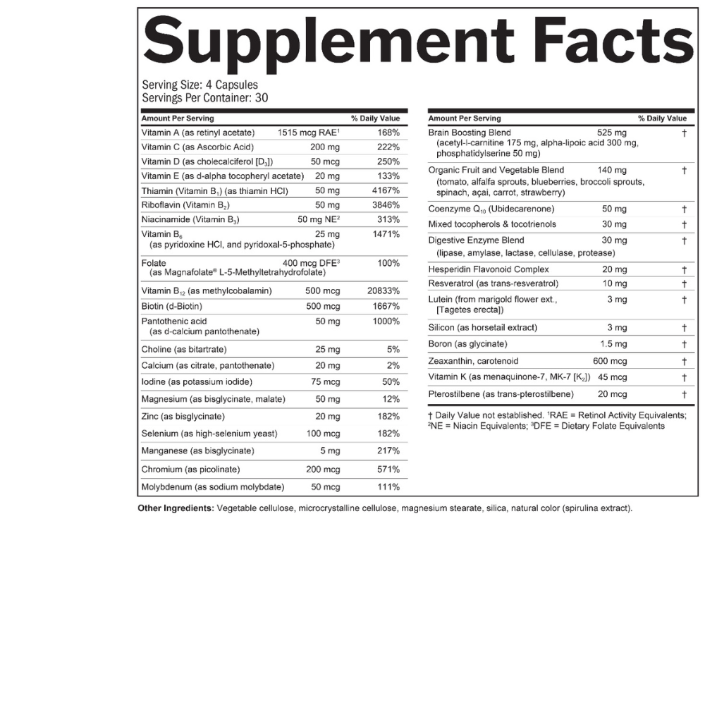 NeuroVite Plus Multivitamin – Village Green Apothecary
