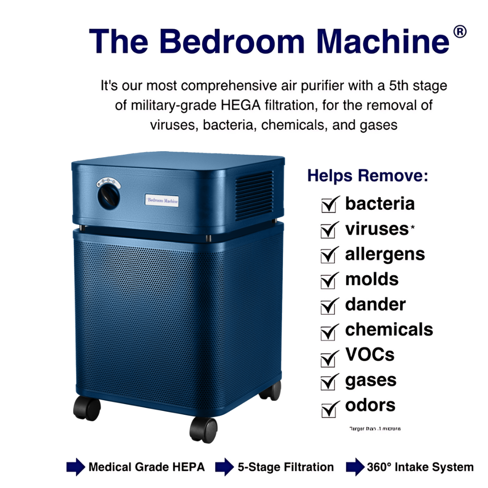 Austin Air Bedroom Machine, Midnight Blue