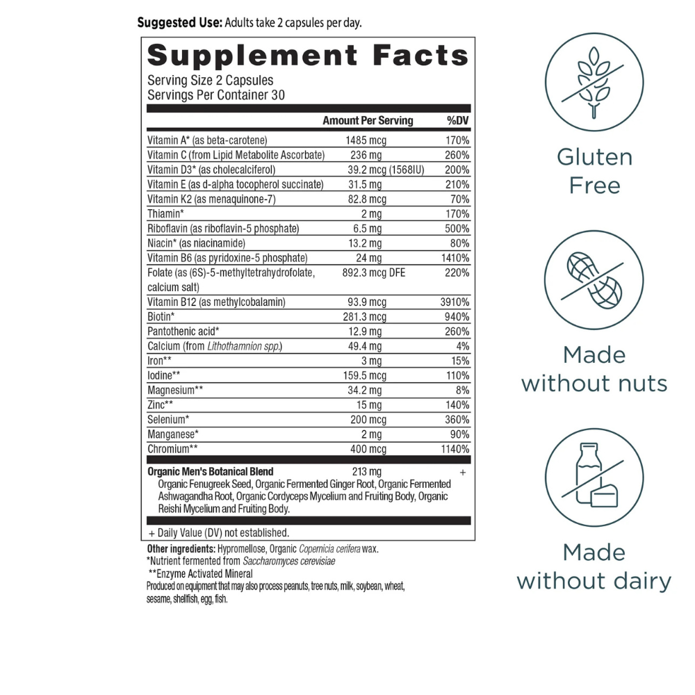 MEN'S FERMENTED MULTIVITAMIN