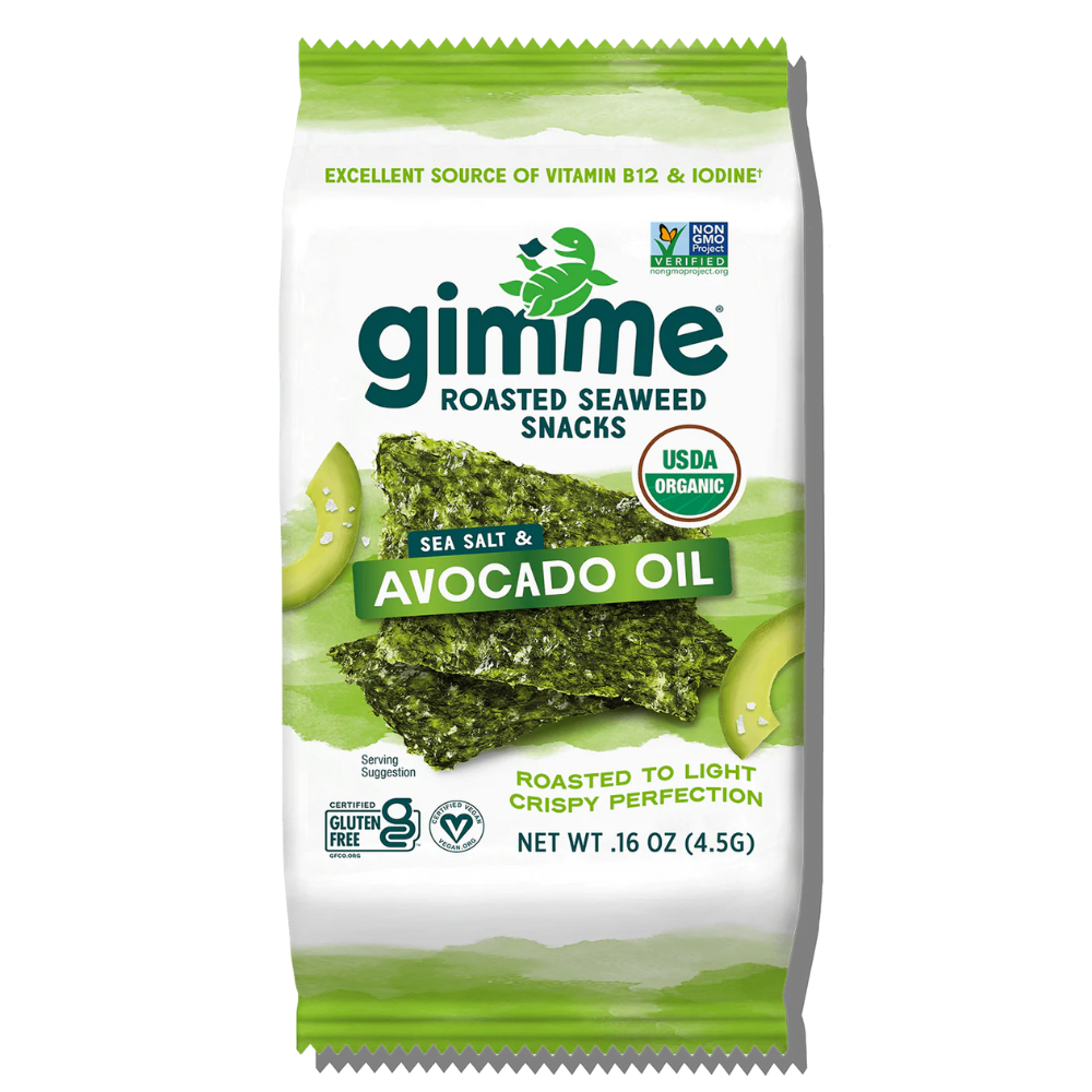 Bocadillos de Algas Marinas con Sal Marina y Aceite de Aguacate