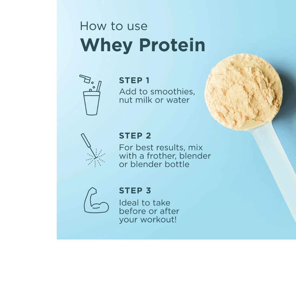 WHEY PROTEIN - VANILLA BEAN FLAVOR
