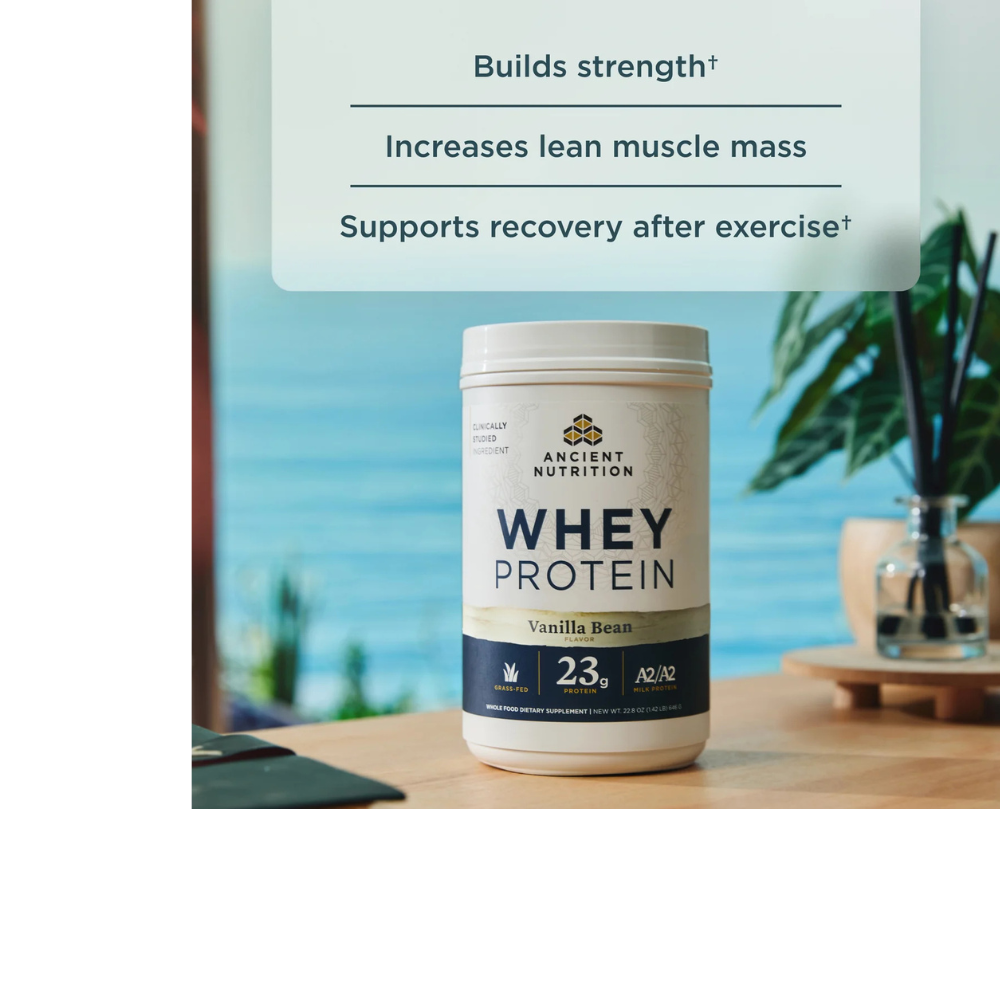 WHEY PROTEIN - VANILLA BEAN FLAVOR