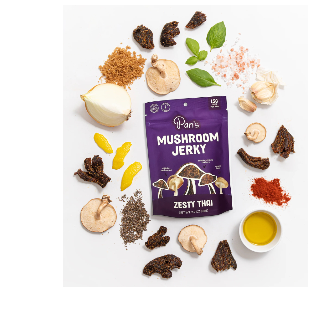 Zesty Thai Mushroom Jerky