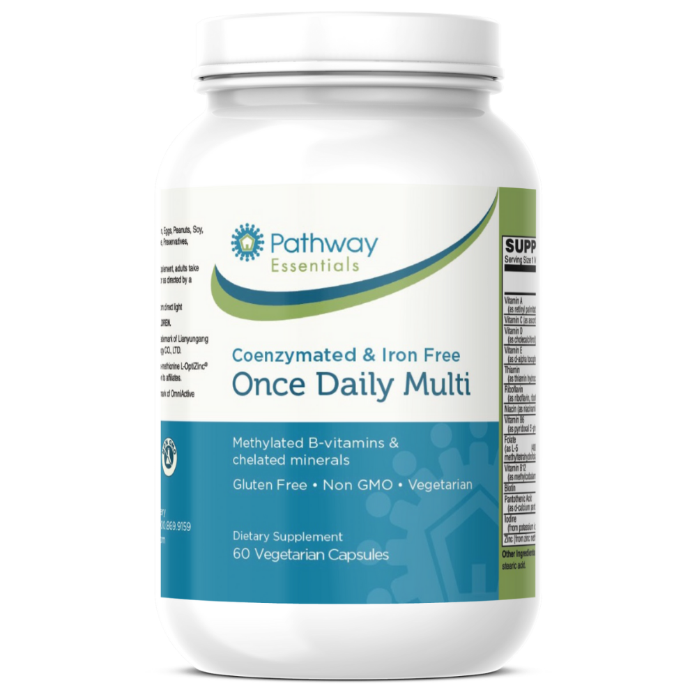 Multivitamínico Coenzimado Una Vez al Día, Sin Hierro
