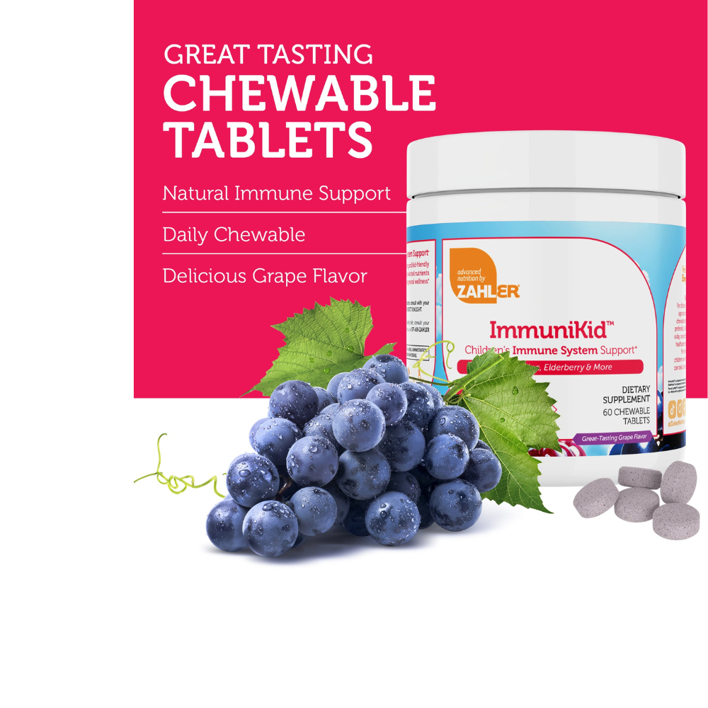 IMMUNIKID CHEWABLE GRAPE FLAVOR