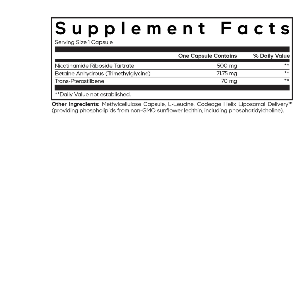 LIPOSOMAL NICOTINAMIDE RIBOSIDE PLUS