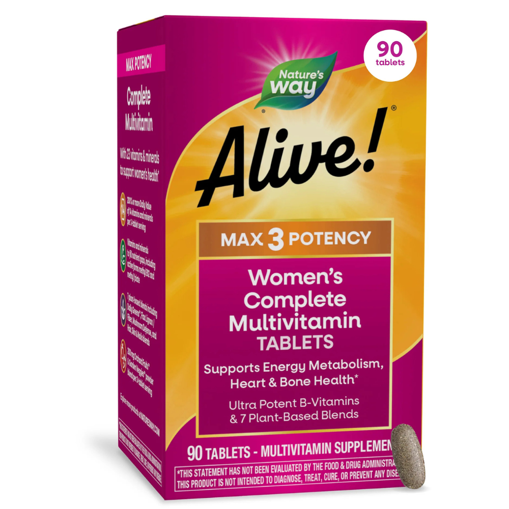 ¡Alive! Max3 Potencia Multivitamínico Completo para Mujeres