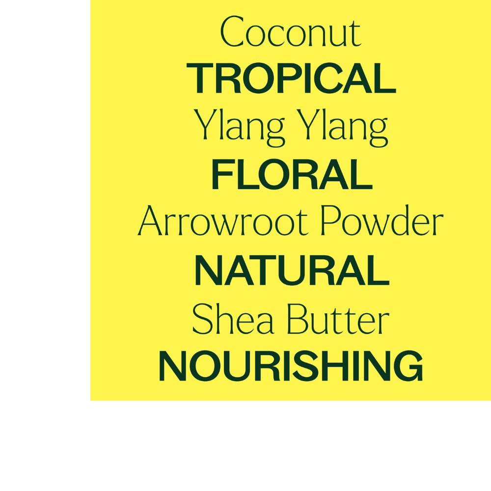 Coconut Ylang Ylang Natural Deodorant
