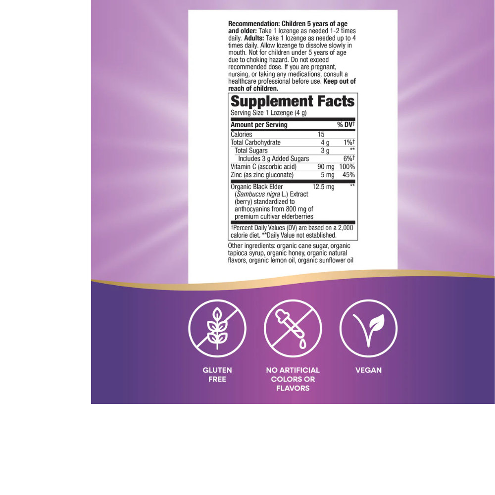 Sambucus Immune Lozenges