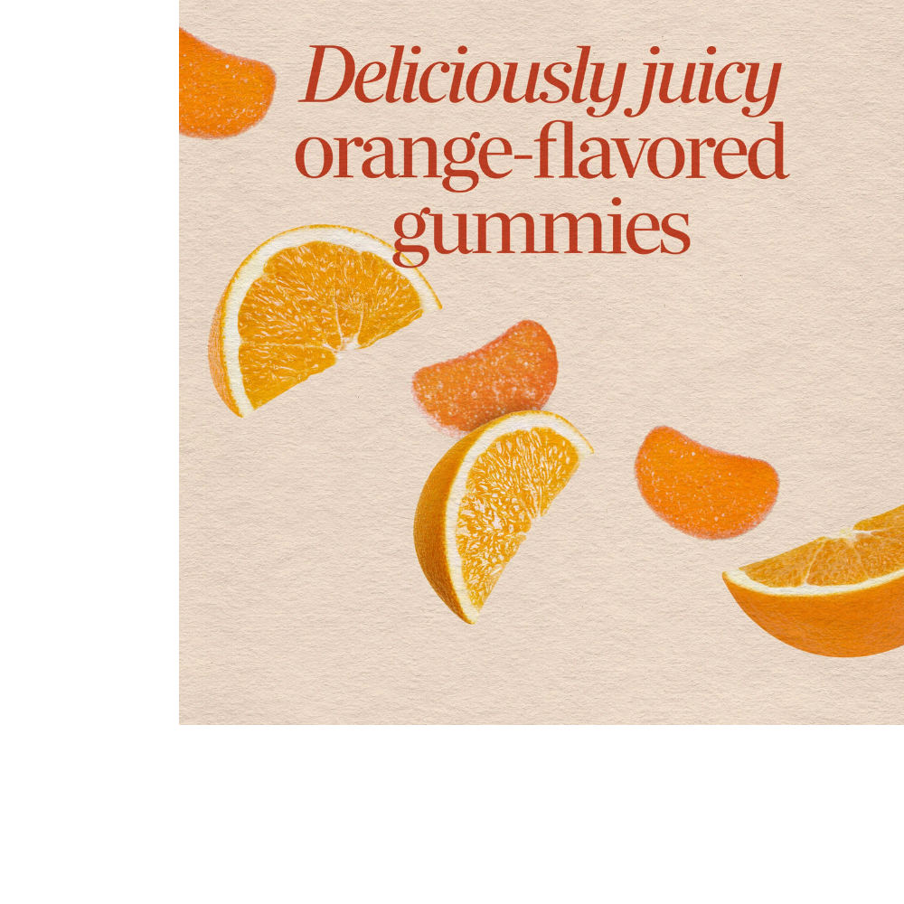 Vitamin C Gummies, Orange Flavored