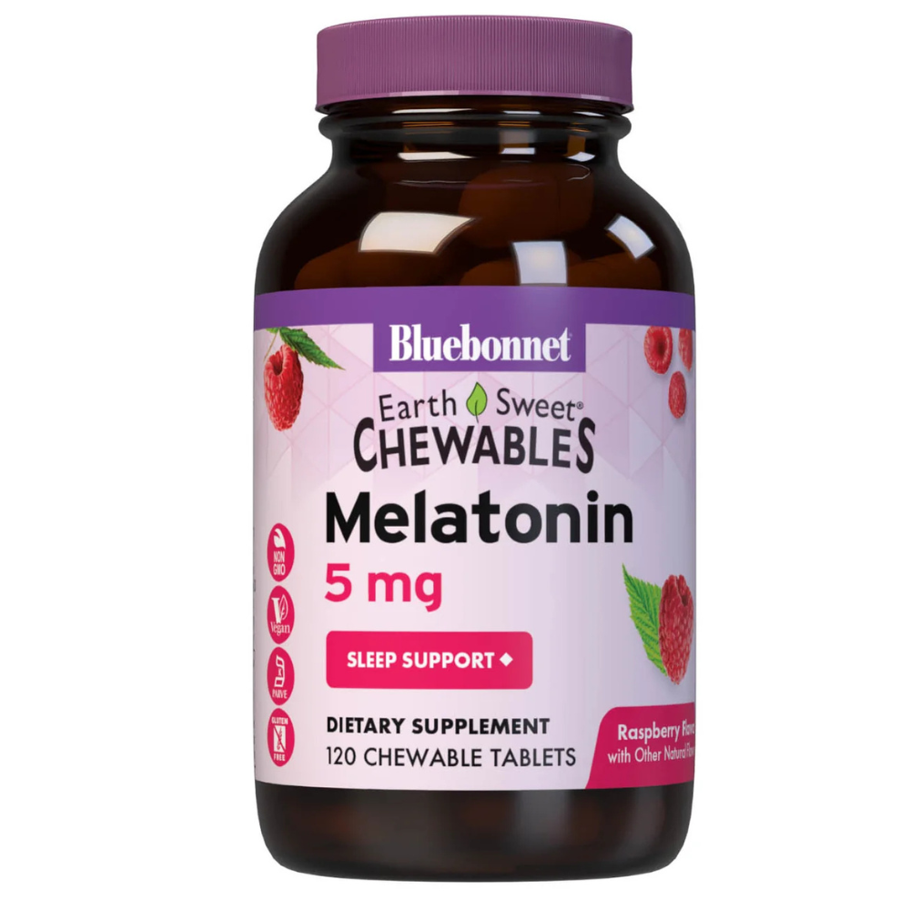 EARTHSWEET CHEWABLES MELATONIN 5 mg - Raspberry Flavor