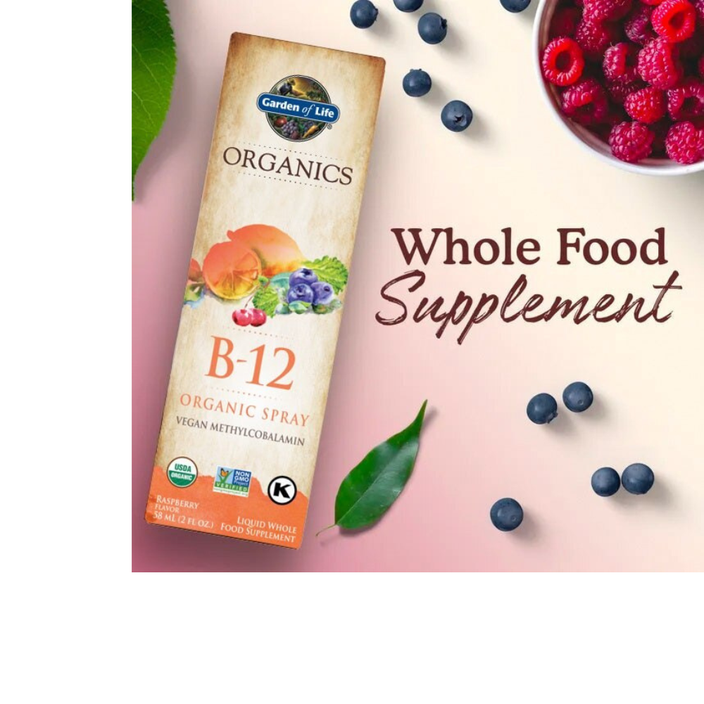 Organics B-12 Organic Spray Raspberry