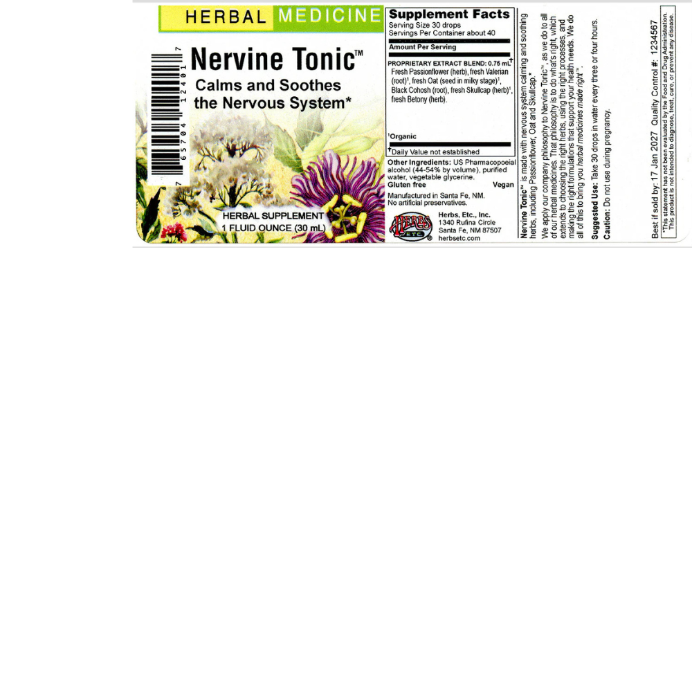 Nervine Tonic Classic Liquid Extract