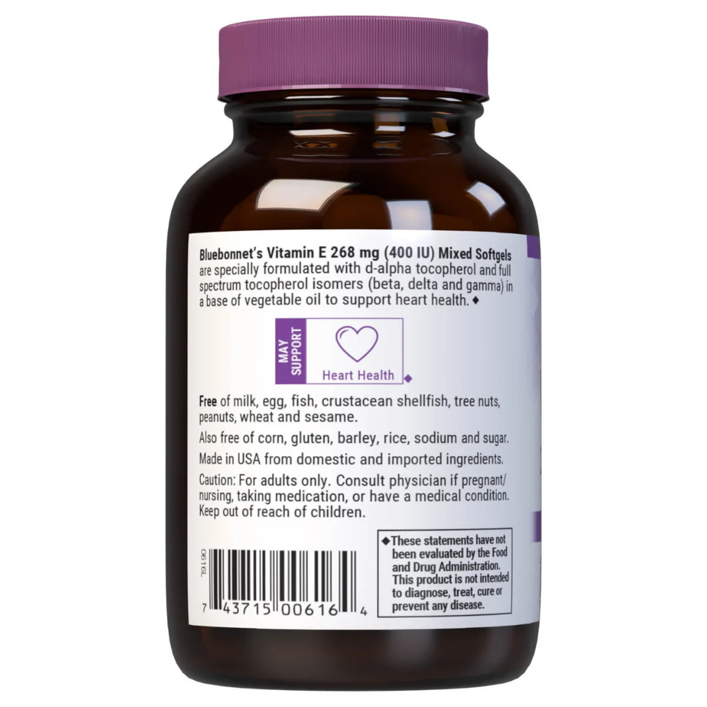 VITAMIN E 400 IU d-ALPHA & MIXED TOCOPHEROLS