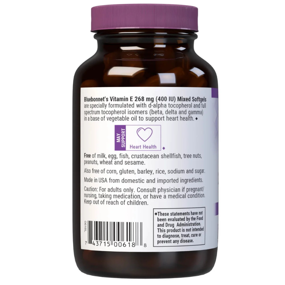 VITAMIN E 400 IU d-ALPHA & MIXED TOCOPHEROLS