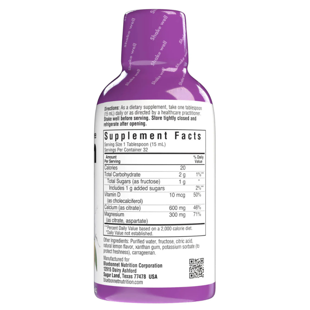 LIQUID CALCIUM MAGNESIUM CITRATE & VITAMIN D3 - LEMON FLAVOR