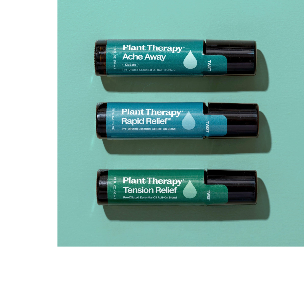 Pain Support Essential Oil Blend Roll On Set