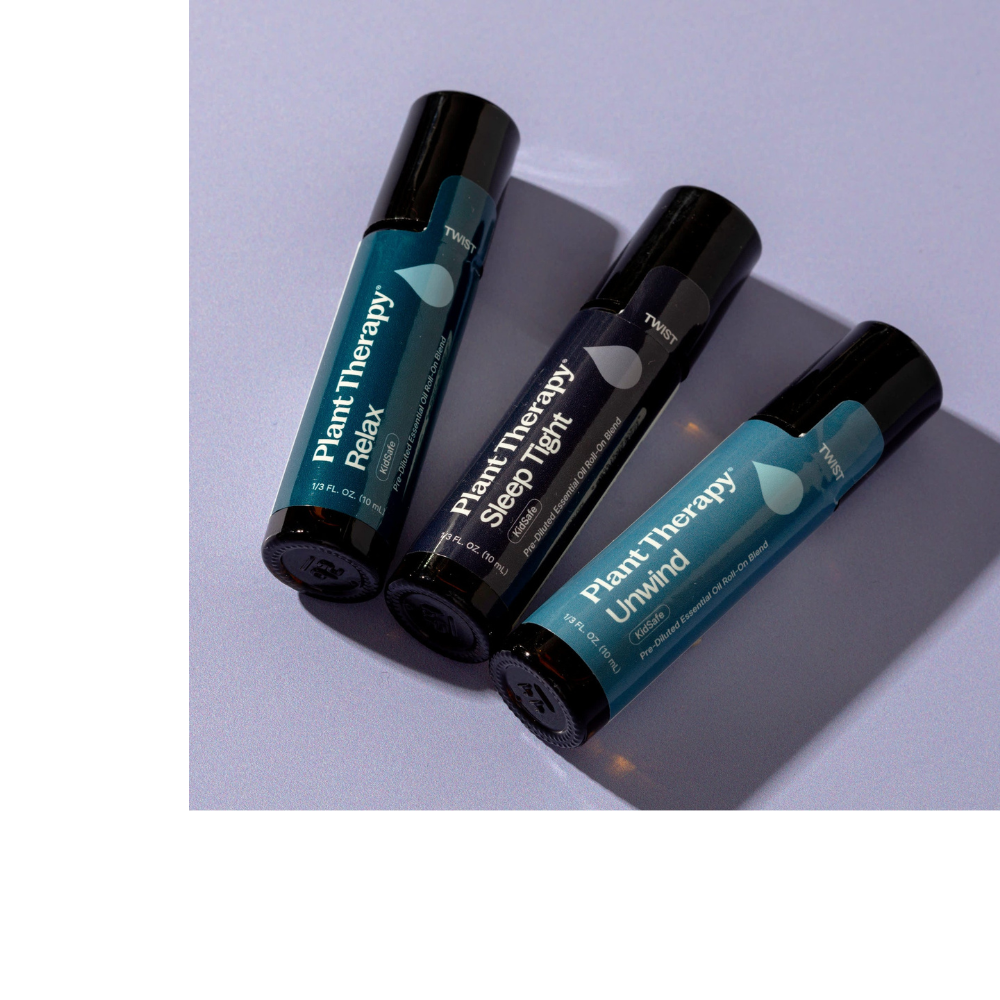 Juego de roll-on de mezcla de aceites esenciales para dormir tranquilo