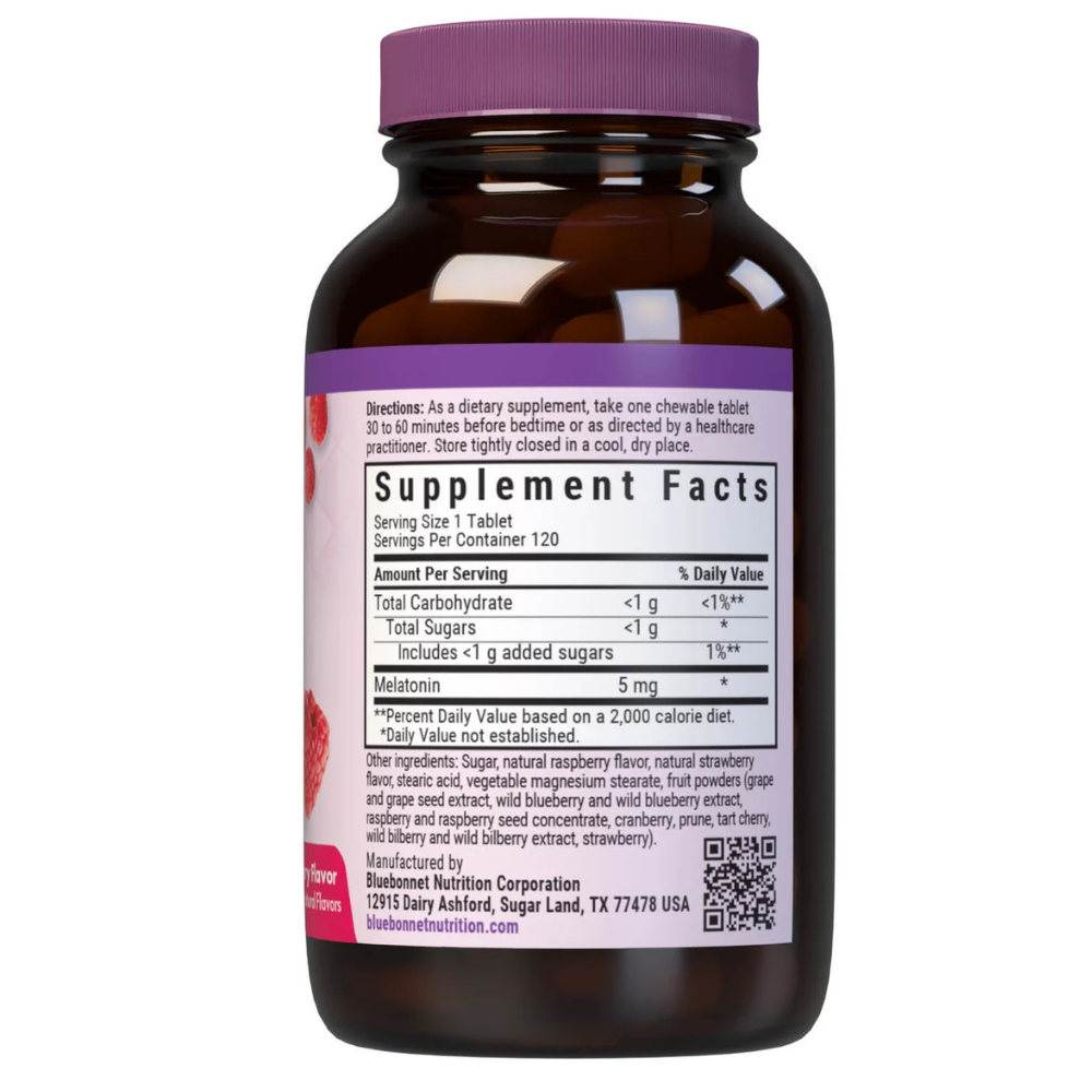 EARTHSWEET CHEWABLES MELATONIN 5 mg - Raspberry Flavor