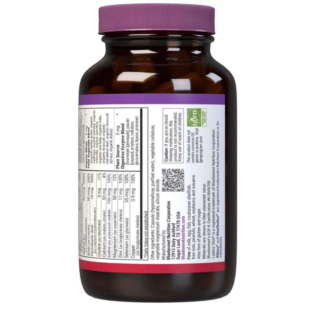 Ladies One 40+ Whole Food-Based Multiple