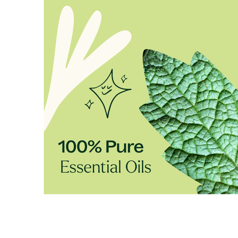 Mezcla de aceites esenciales para la ropa Menta espumosa